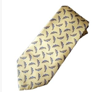 Mens Land's End Fish Tie